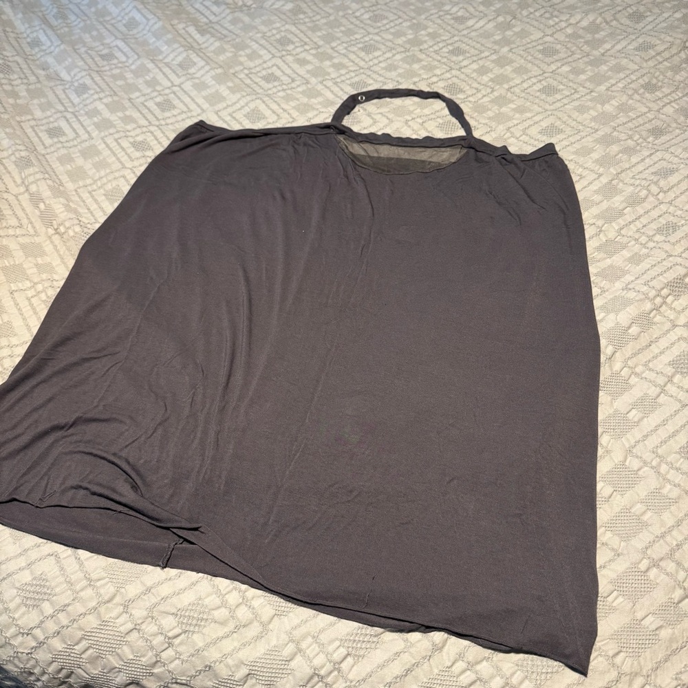 Boppy Nursing Scarf – Charcoal Gray Modal Blend